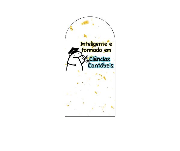 Painel Romano Veste Fácil 1,00x2,00 - Flork Formatura Ciências Contabéis 019