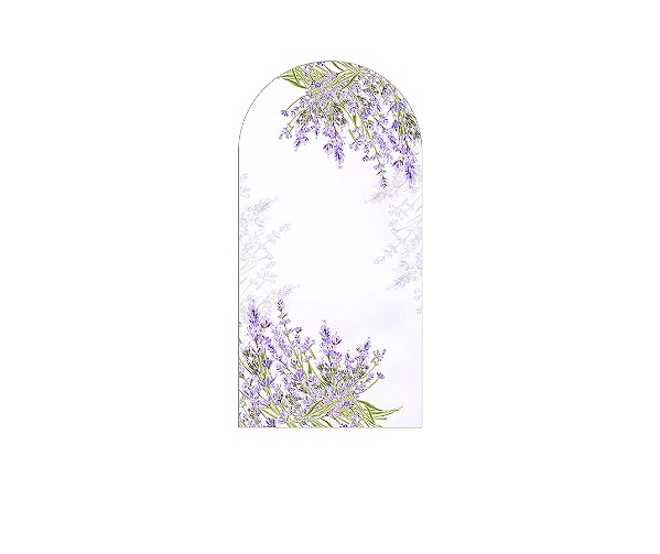 Painel Romano Veste Fácil 1,00x2,00 - Flores de Lavanda Suave 140