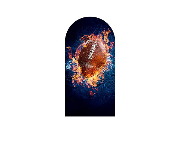 Painel De Festa Romano 1,00x2,00- Bola de Futebol Americano 014