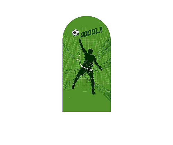 Painel Romano Veste Fácil 1,00x2,00 - Futebol Jogador Verde 023