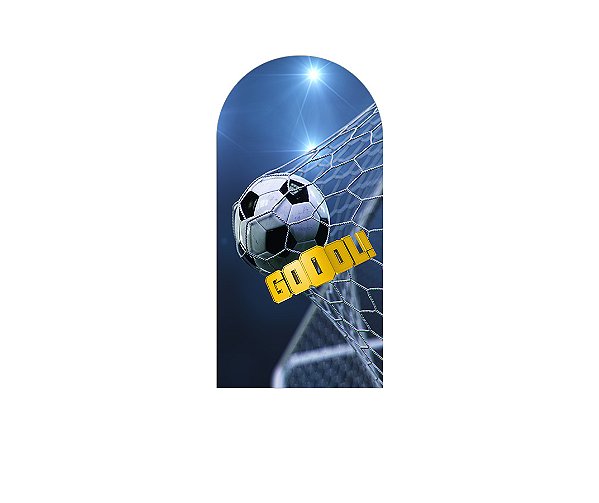 Painel Romano Veste Fácil 1,00x2,00 - Futebol Bola na Rede Azul 024