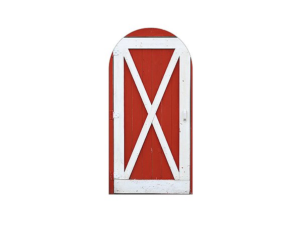 Painel Romano Veste Fácil 1,00x2,00 - Fazendinha Clássica Porta 006