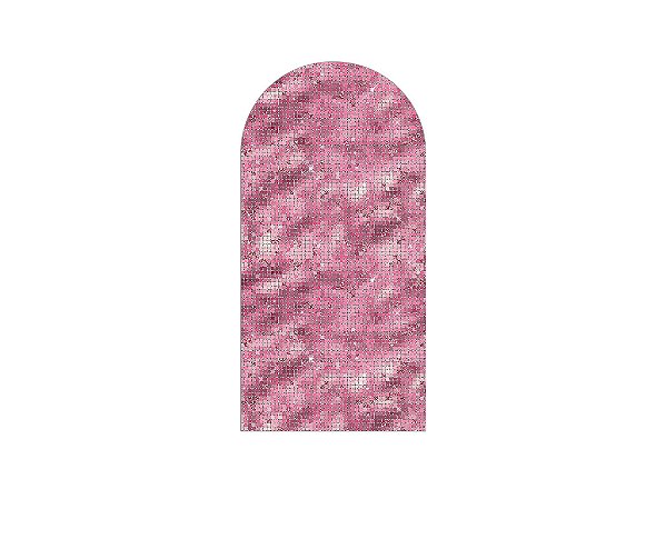 Painel Romano Veste Fácil 1,00x2,00 - Efeito Lantejoulas Rosa 035