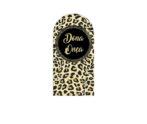 Painel Romano Veste Fácil 1,00x2,00 - Dona Onça Efeito Glitter Prata 046