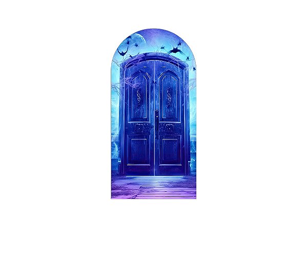 Painel Romano Veste Fácil 1,00x2,00 - Halloween Porta Espectral 033