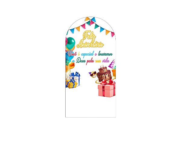 Painel Romano Veste Fácil 1,00x2,00 - Aniversáriante do Mês Cristão Você é Especial 236