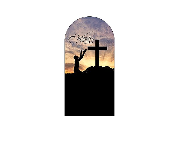 Painel Romano Veste Fácil 1,00x2,00 - Encontro Com Deus Cruz 064