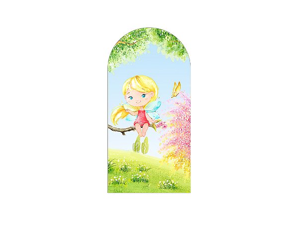 Painel Romano Veste Fácil 1,00x2,00 - Jardim Fadinha Cute 017