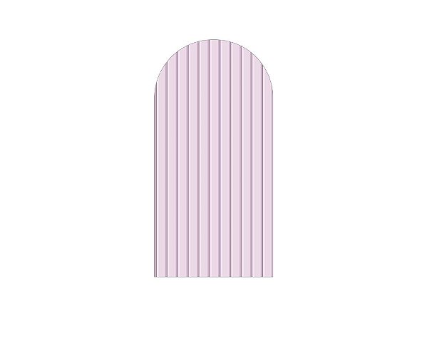 Painel Romano Veste Fácil 1,00x2,00 - Efeito Ripas de Madeira Lilás 013