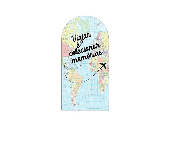 Painel Romano Veste Fácil 1,00x2,00 - Volta ao Mundo Viajar 011