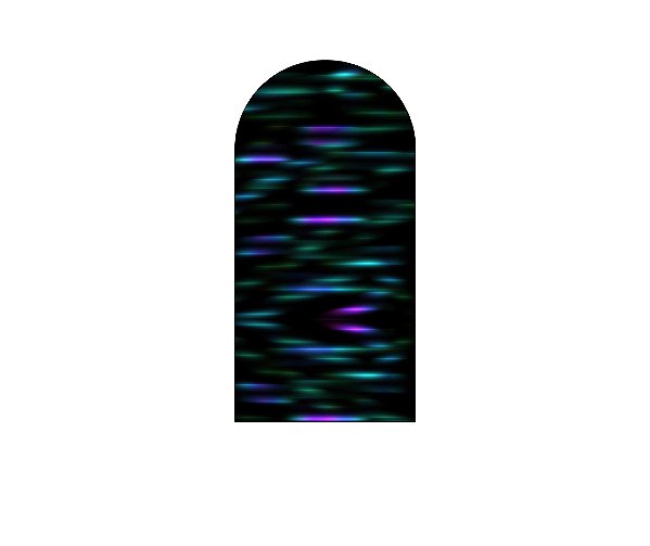 Painel Romano Veste Fácil 1,00x2,00 - Preto com Riscos Efeito Neon 007
