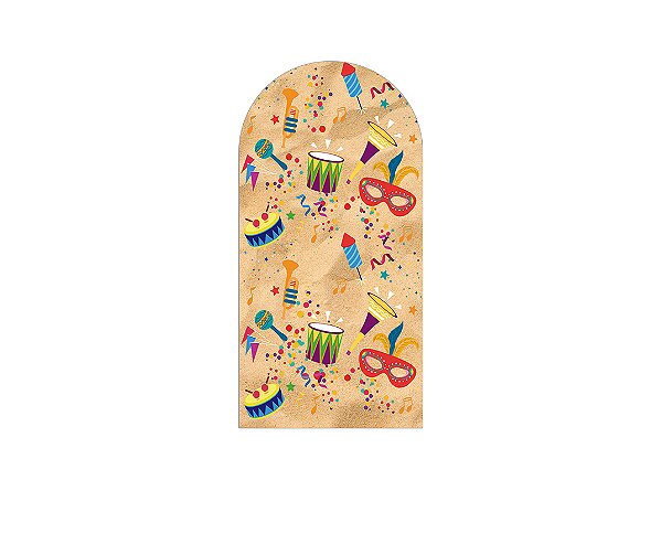 Painel Romano Veste Fácil 1,00x2,00 - Carnaval Folia Elementos 007