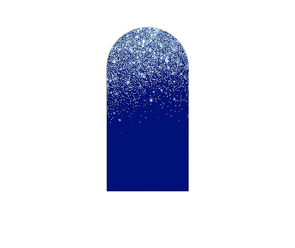 Painel De Festa Romano 1,00x2,00- Efeito Glitter Azul 022