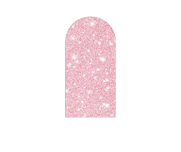 Painel De Festa Romano 1,00x2,00- Efeito Glitter Rosa Suave 064