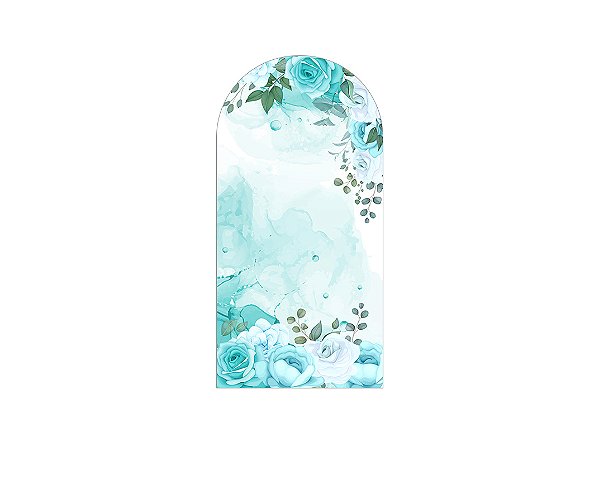 Painel De Festa Romano 1,00x2,00- Flores Princesa 159