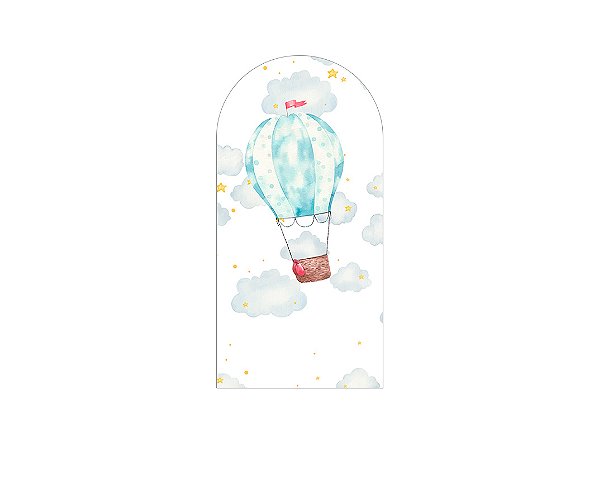 Painel De Festa Romano 1,00x2,00- Balão Aquarela  001