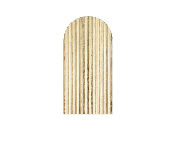 Painel De Festa Romano 1,00x2,00-  Efeito Ripas de Madeira Bege Claro 006