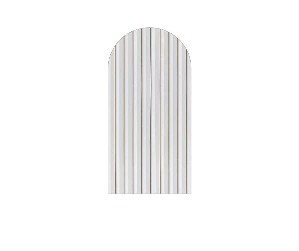 Painel De Festa Romano 1,00x2,00- Efeito Ripas de Madeira Branco 010