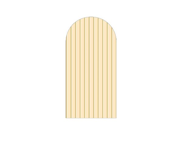 Painel De Festa Romano 1,00x2,00- Efeito Ripas de Madeira Amarelo 011