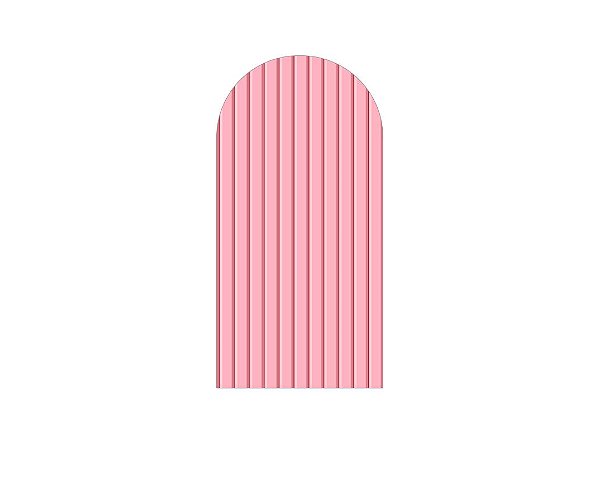 Painel De Festa Romano 1,00x2,00- Efeito Ripas de Madeira Rosa 014