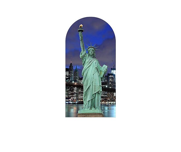 Painel De Festa Romano 1,00x2,00- Nova York Realista 014