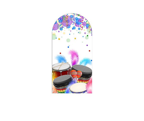 Painel De Festa Romano 1,00x2,00- Folia de Carnaval 025