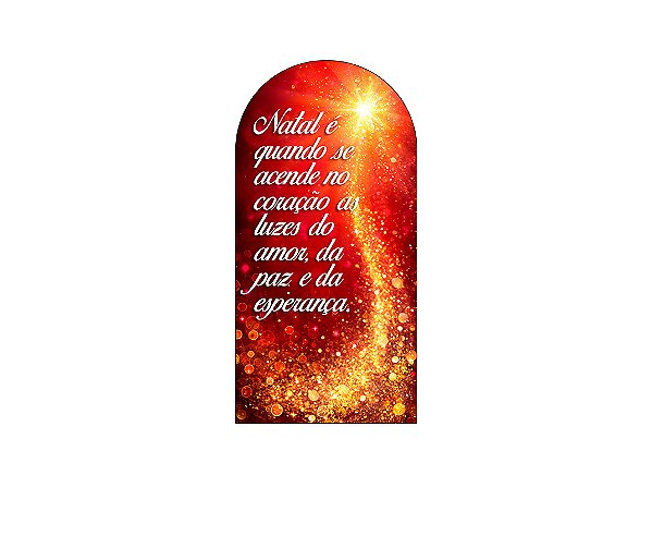 Painel De Festa Romano 1,00x2,00- Natal Vermelho Efeito Glitter Dourado 014
