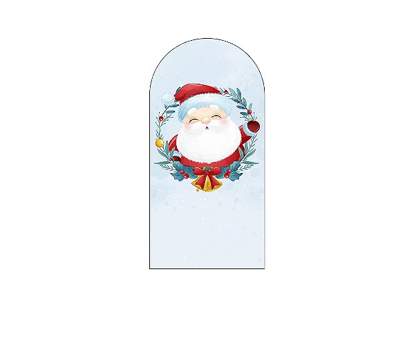 Painel De Festa Romano 1,00x2,00- Papai Noel Cute 037
