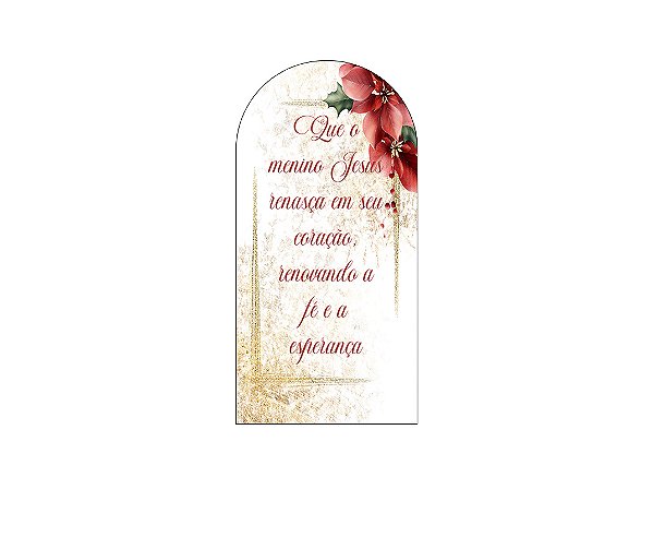 Painel De Festa Romano 1,00x2,00- Natal Folhagens Efeito Glitter 040