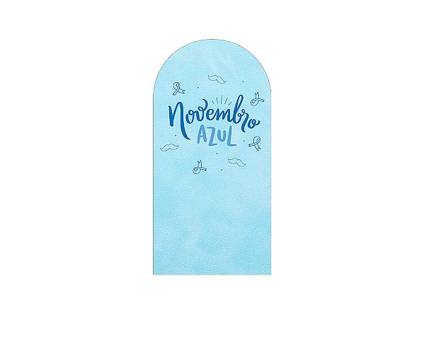 Painel De Festa Romano 1,00x2,00- Novembro Azul 007