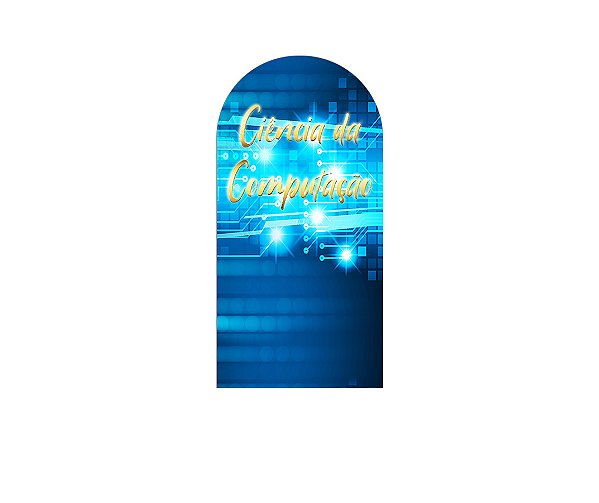 Painel De Festa Romano 1,00x2,00- Profissão Ciência da Computação 035