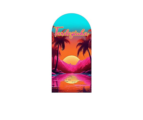 Painel De Festa Romano 1,00x2,00- Tardezinha Por Do Sol 008