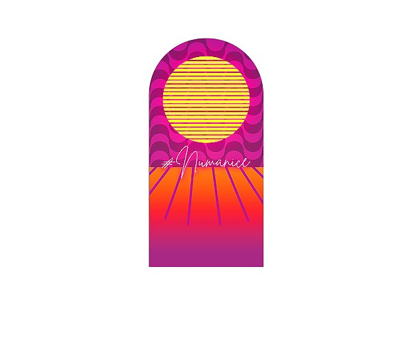 Painel De Festa Romano 1,00x2,00- Tardezinha Vibrante 014