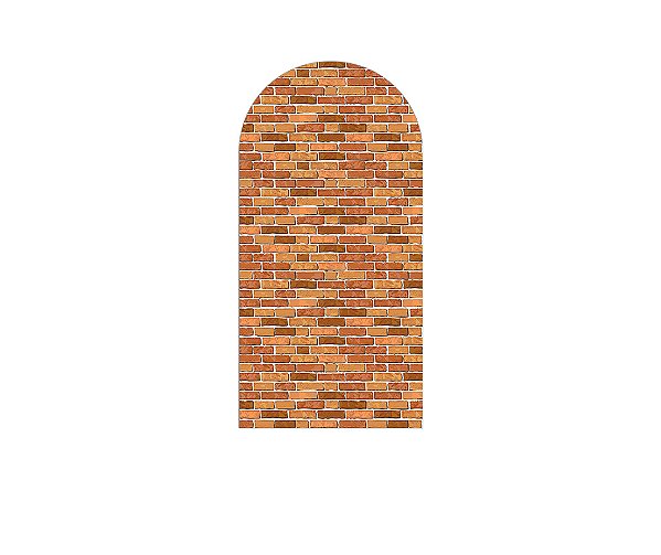 Painel De Festa Romano 1,00x2,00- Fazenda Efeito Tijolinhos 003