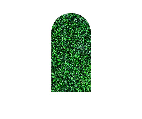 Painel De Festa Romano 1,00x2,00-  Efeito Muro Inglês Folhagens Verde 007