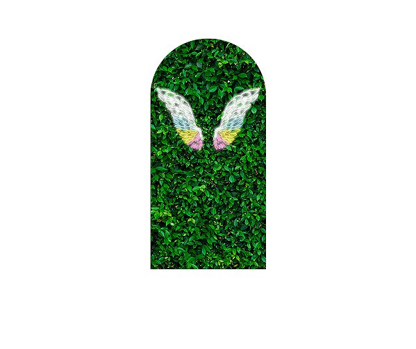 Painel De Festa Romano 1,00x2,00- Efeito Muro Inglês com Asas 024