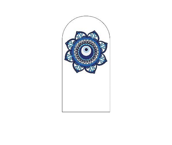 Painel Romano Veste Fácil 1,00x2,00 - Mandala Olho Grego 002