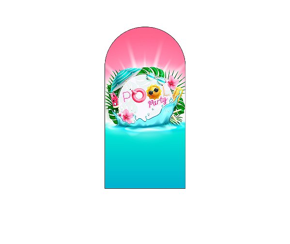 Painel Romano Veste Fácil 1,00x2,00 - Pool Party Verão 004