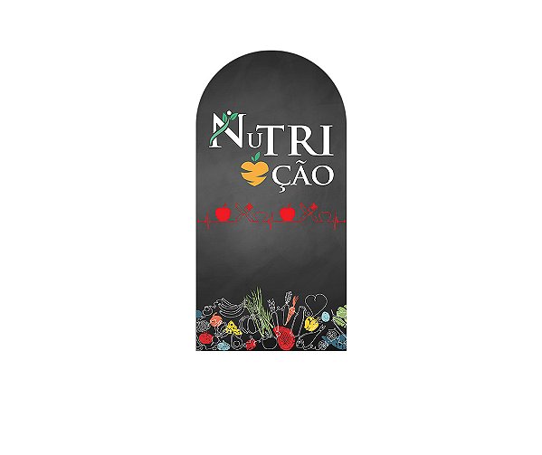 Painel Romano Veste Fácil 1,00x2,00 - Profissão Nutrição 013