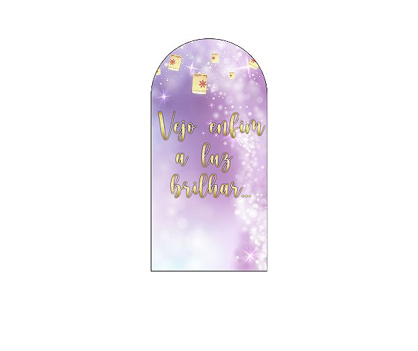 Painel Romano Veste Fácil 1,00x2,00 - Vejo Enfim A Luz Brilhar Princesa 001