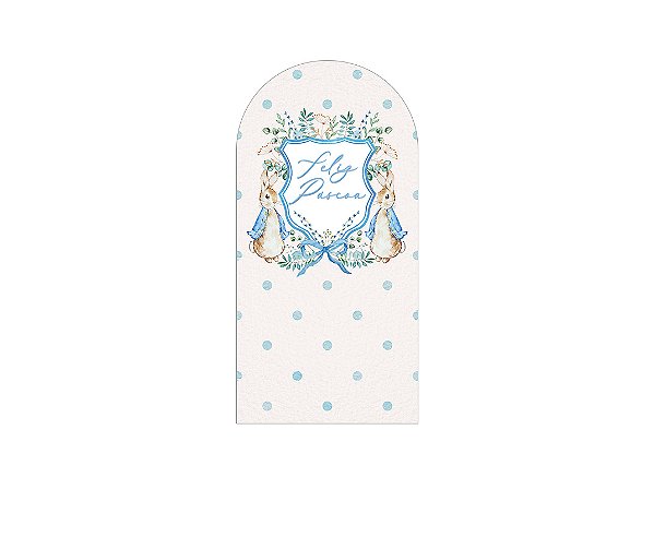 Painel Romano Veste Fácil 1,00x2,00 - Feliz Páscoa Azul 019
