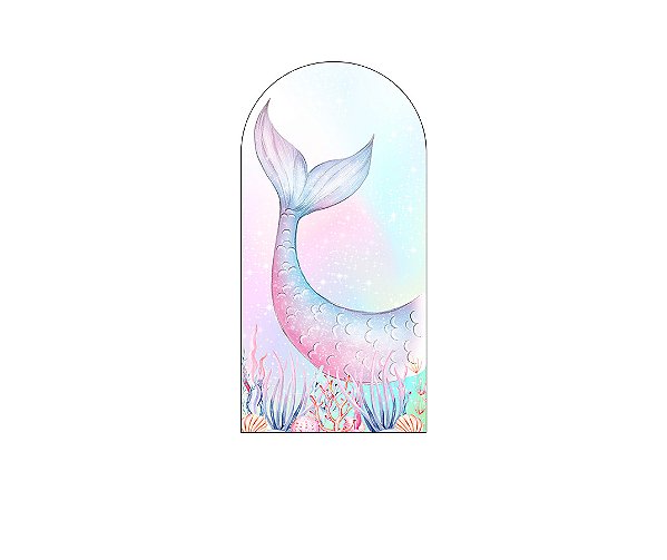 Painel Romano Veste Fácil 1,00x2,00 - Cauda  Sereia Candy 005