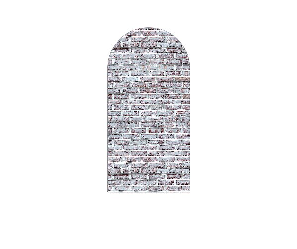 Painel Romano Veste Fácil 1,00x2,00 - Efeito Tijolinhos Rústico Realista 011