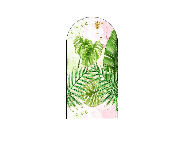 Painel Romano Veste Fácil 1,00x2,00 - Tropical Rosa 009