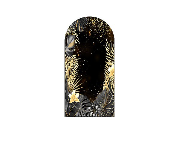 Painel Romano Veste Fácil 1,00x2,00 - Tropical Folhagens Chique 023