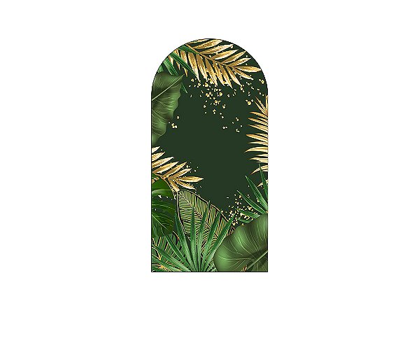 Painel Romano Veste Fácil 1,00x2,00 - Tropical Chique Verde 025