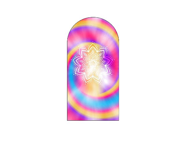 Painel Romano Veste Fácil 1,00x2,00 - Tie Dye Mandala Hippie 002