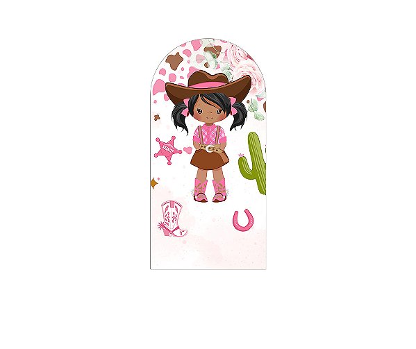 Painel Romano Veste Fácil 1,00x2,00 - Vaqueira Cute 027