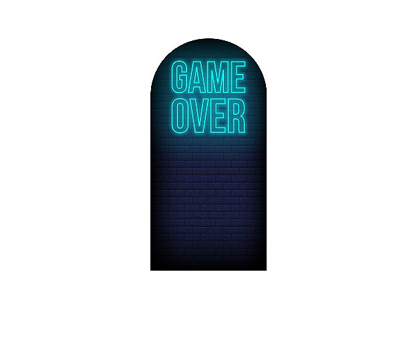 Painel Romano Veste Fácil 1,00x2,00 - Game Over 003