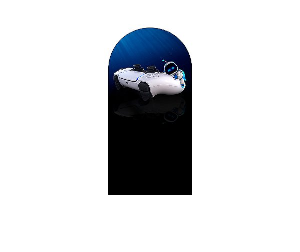 Painel Romano Veste Fácil 1,00x2,00 - Video Game Controle Branco 006